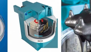Eirich EVACTHERM® dispersie mixers voor EZD in Selb