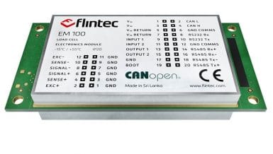 Flintec lanceert de EM100, een special opgezette range van digitaliseringseenheden voor algemene weegtoepassingen