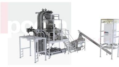 Compacte kettingtransporteur voor 0 tot 20 m3 per uur