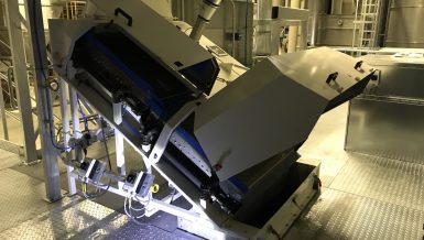 Poeth hoog-frequent zeef met automatische zeefreiniging + zeefdekwissel in