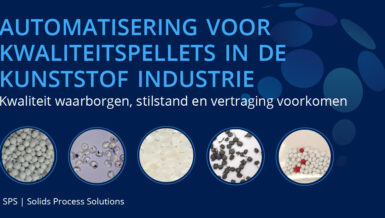 Automatisering voor kwaliteitspellets in de kunststof industrie