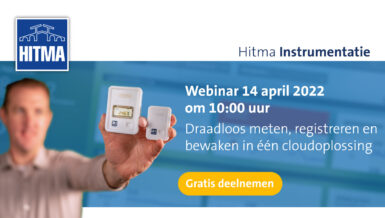 Webinar ‘Draadloos temperatuur en luchtvochtigheid meten, registreren en realtime bewaken in één cloudoplossing’