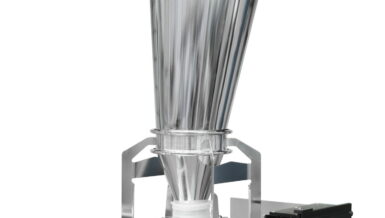 Coperion K-Tron trilgoot feeders met uitzonderlijk laag energie verbruik