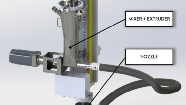 De 3D betonprinter van Zavhy: een mix van expertises!